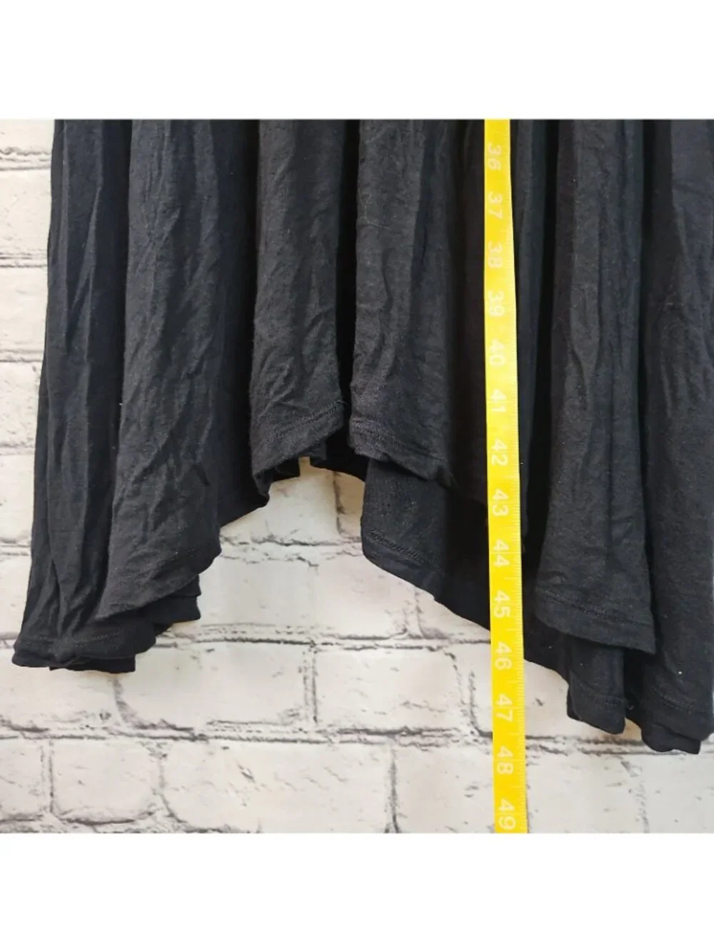 Wet Seal Y2K Womens XL Maxi Skirt Solid Black Classic Goth Whimsigoth Business
